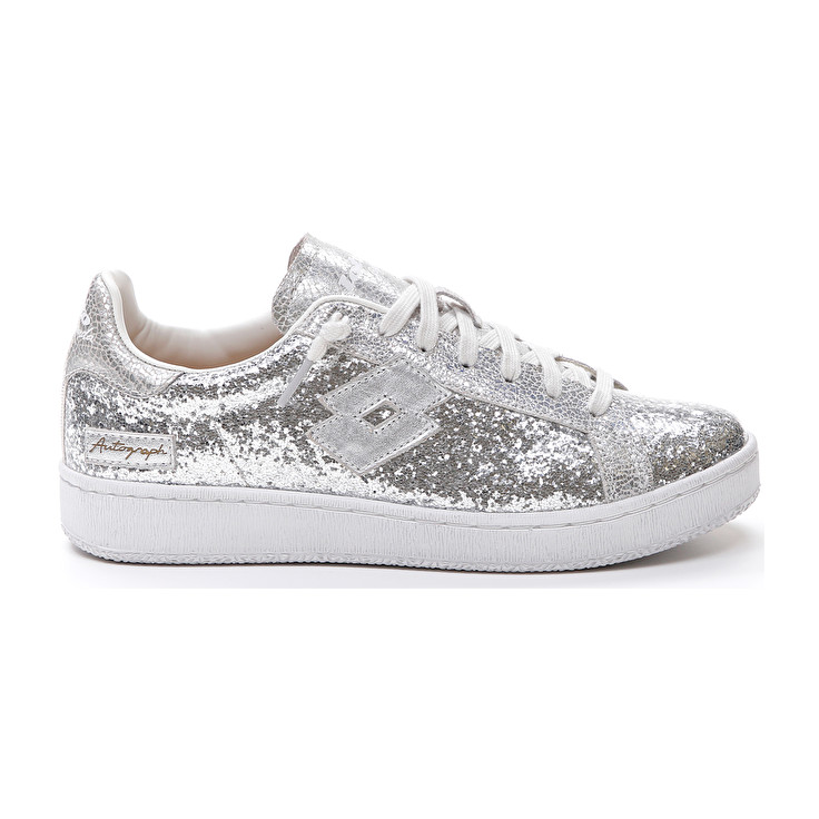 Lotto Autograph Glitter Zapatillas Mujer - Plateadas - Colombia PTKXOJU-64